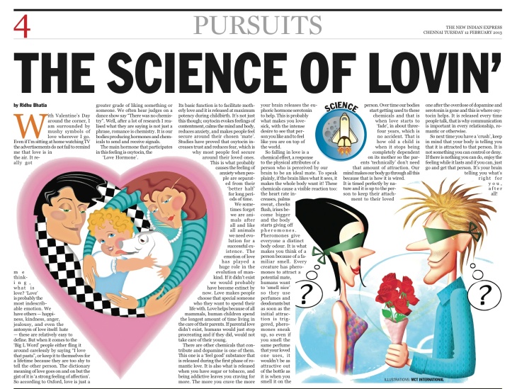 The Science of Lovin' | The New Indian Express